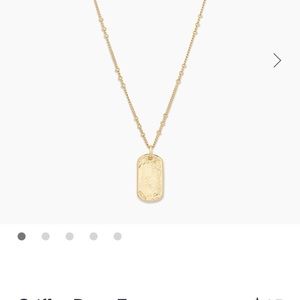 Gorjana griffin dog tag necklace